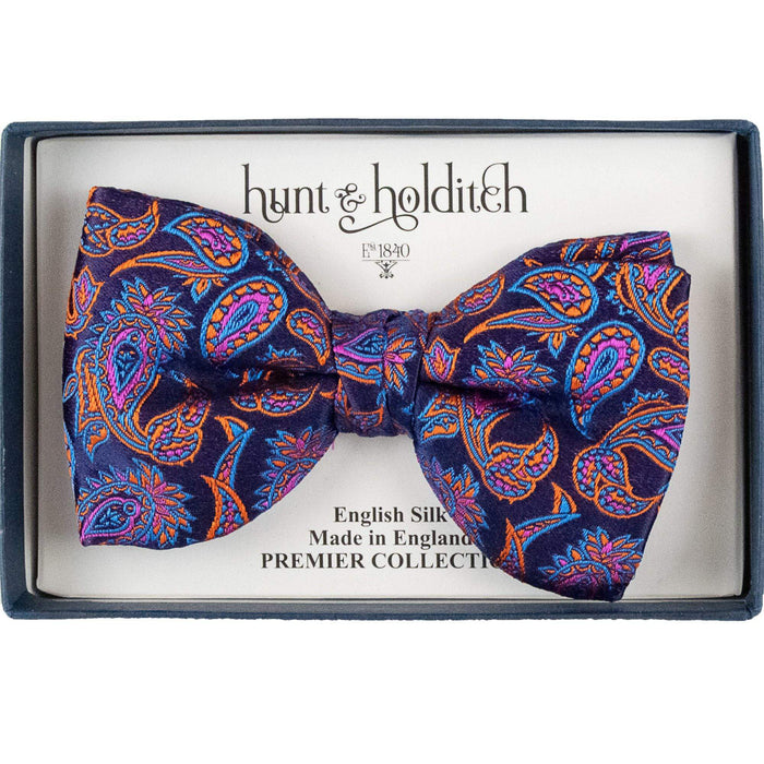 Hunt & Holditch | Bow Tie - Multi | Colour: NAVY MULTI