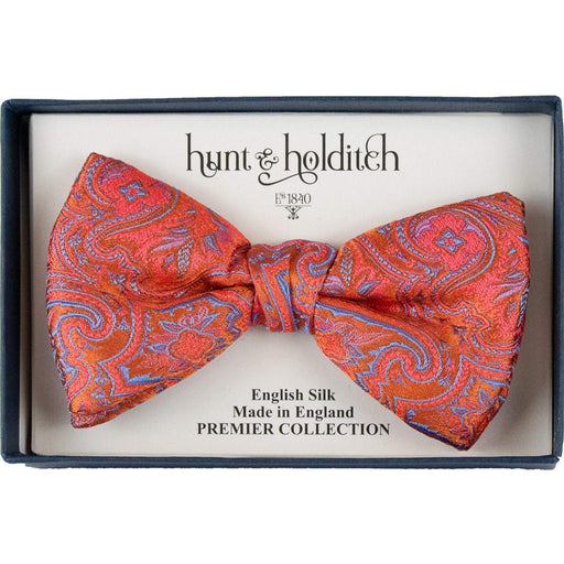 Hunt & Holditch | Bow Tie - Multi | Colour: ORANGE MULTI