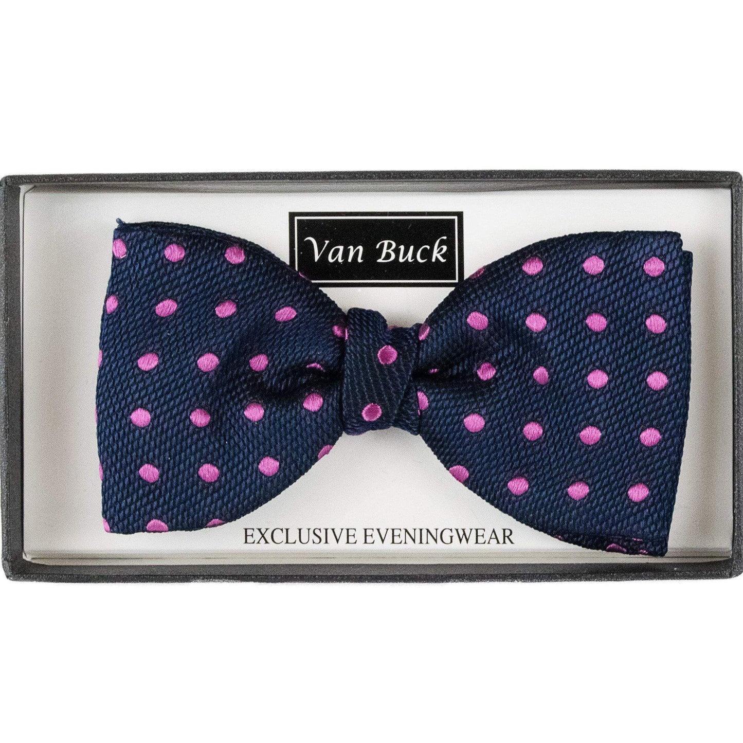 Van Buck - Bow Tie - Spot - Colour: NAVY SPOT