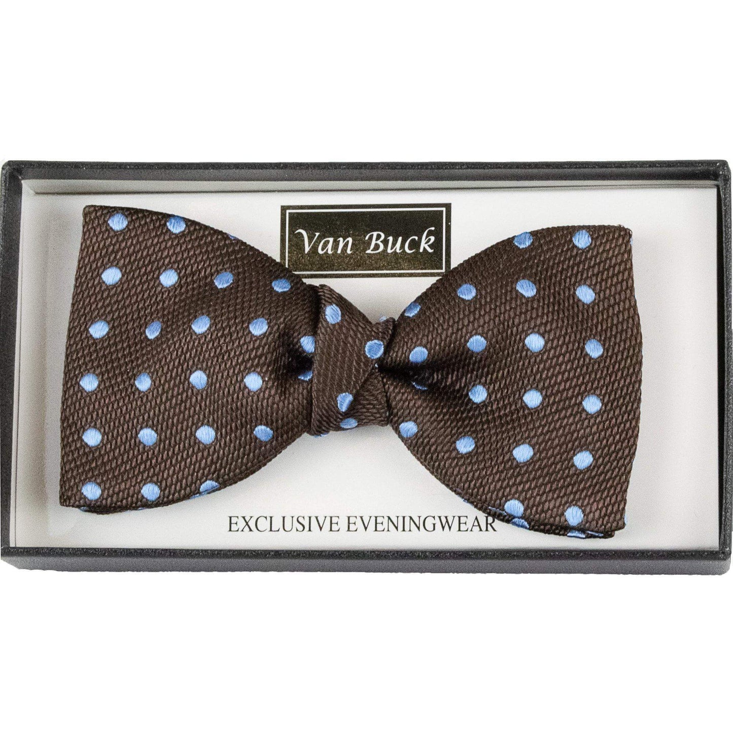 Van Buck - Bow Tie - Spot - Colour: BROWN SPOT