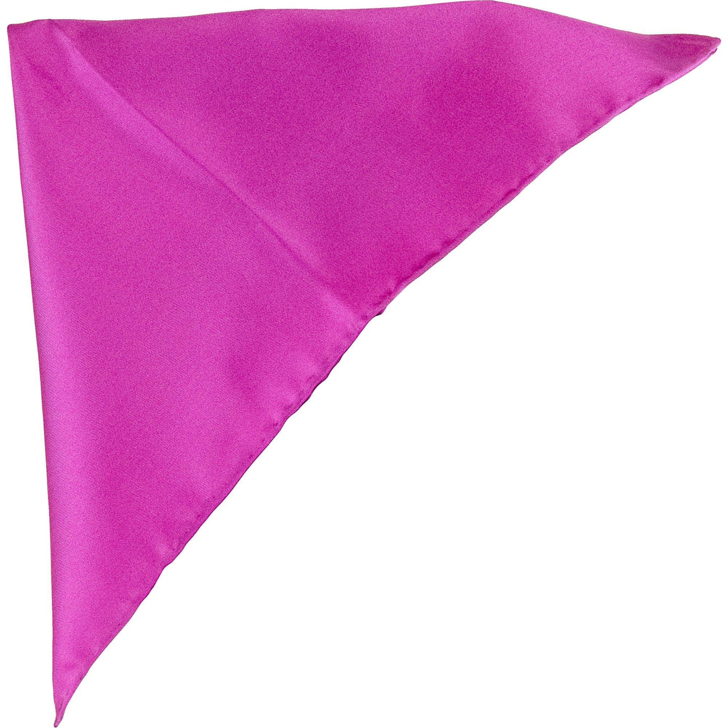 Van Buck - Plain Silk Pocket Square - Colour: Cerise