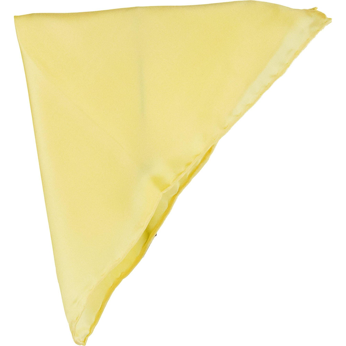 Van Buck - Plain Silk Pocket Square - Colour: Lemon