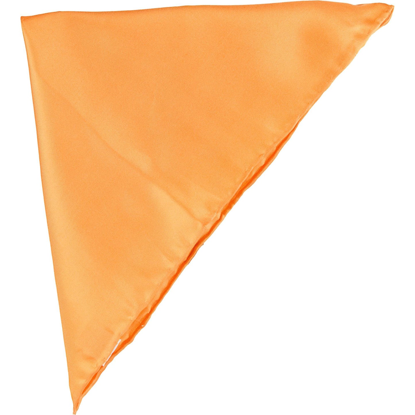 Van Buck - Plain Silk Pocket Square - Colour: Orange