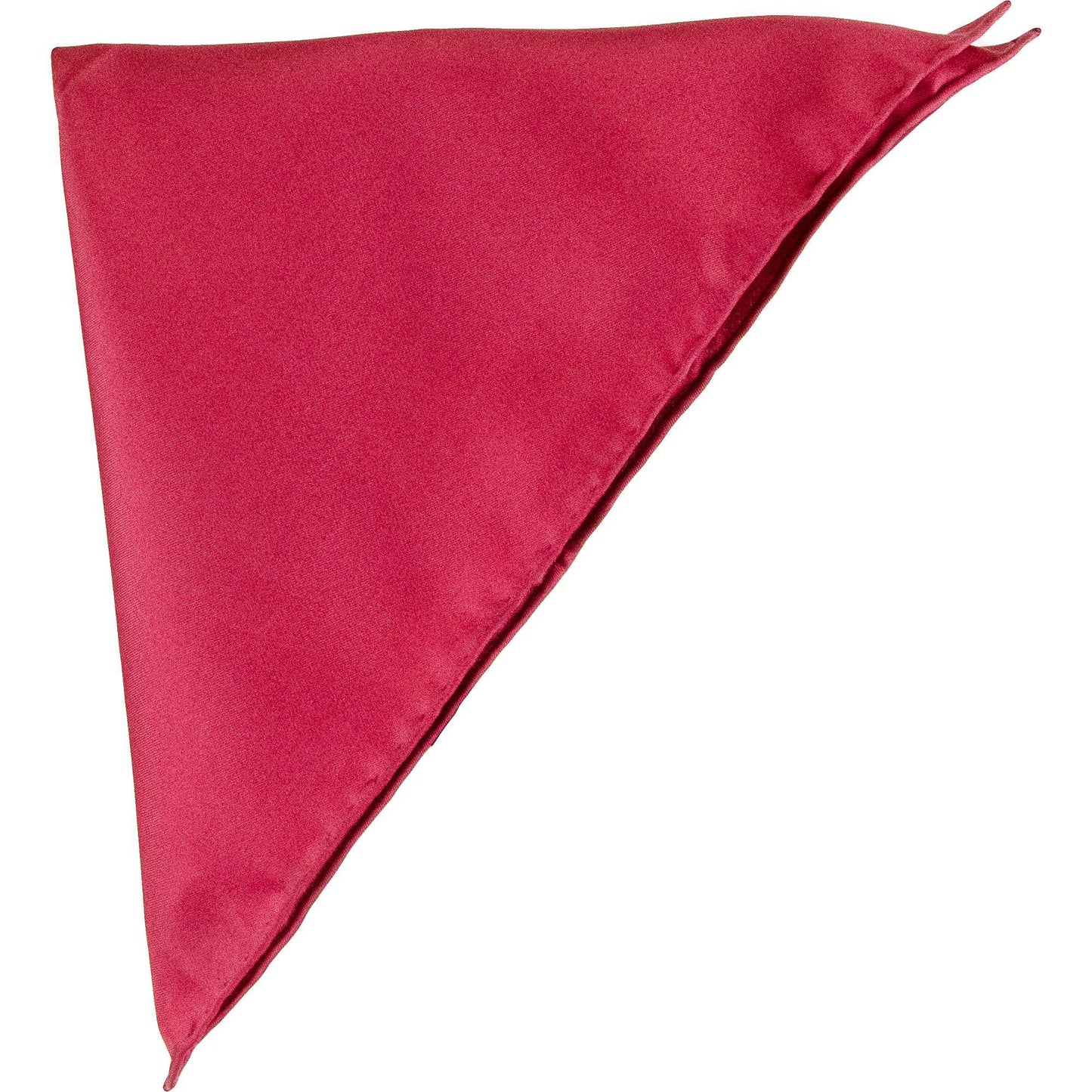 Van Buck - Plain Silk Pocket Square - Colour: Wine