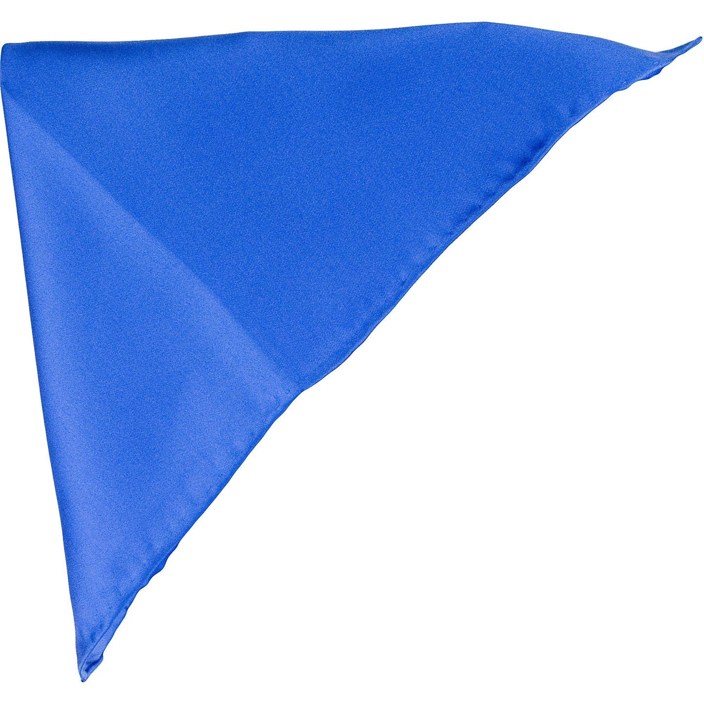 Van Buck - Plain Silk Pocket Square - Colour: Royal