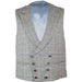 Livingston | Double Breasted Waistcoat - Prince of Wales | Chest Size: 38", 40", 42", 44", 46", 48"