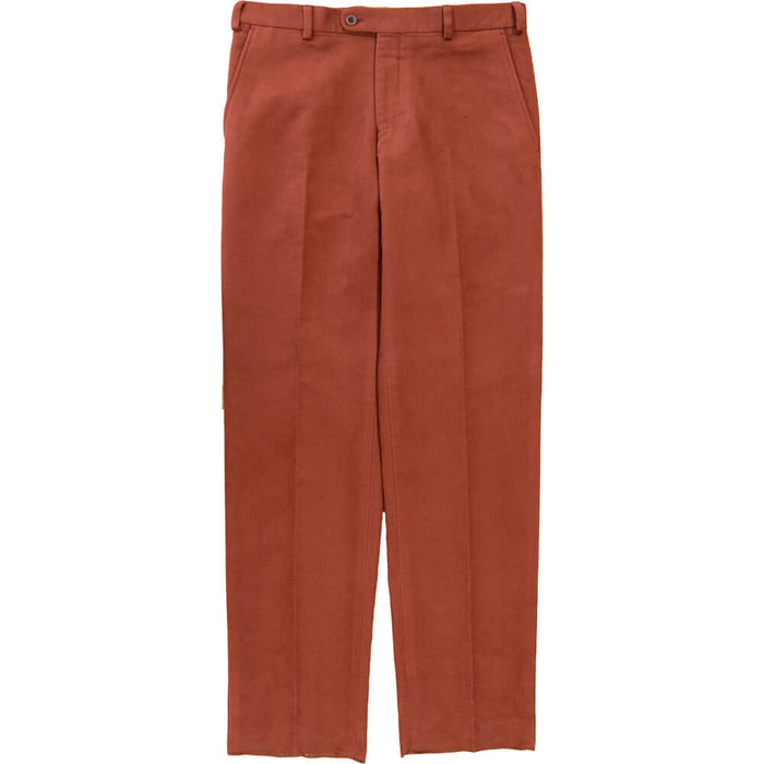 Livingston | Exclusive Moleskin Trouser - Rust | Waist Size: 32", 34", 36", 38", 40", 42", 44", 46"