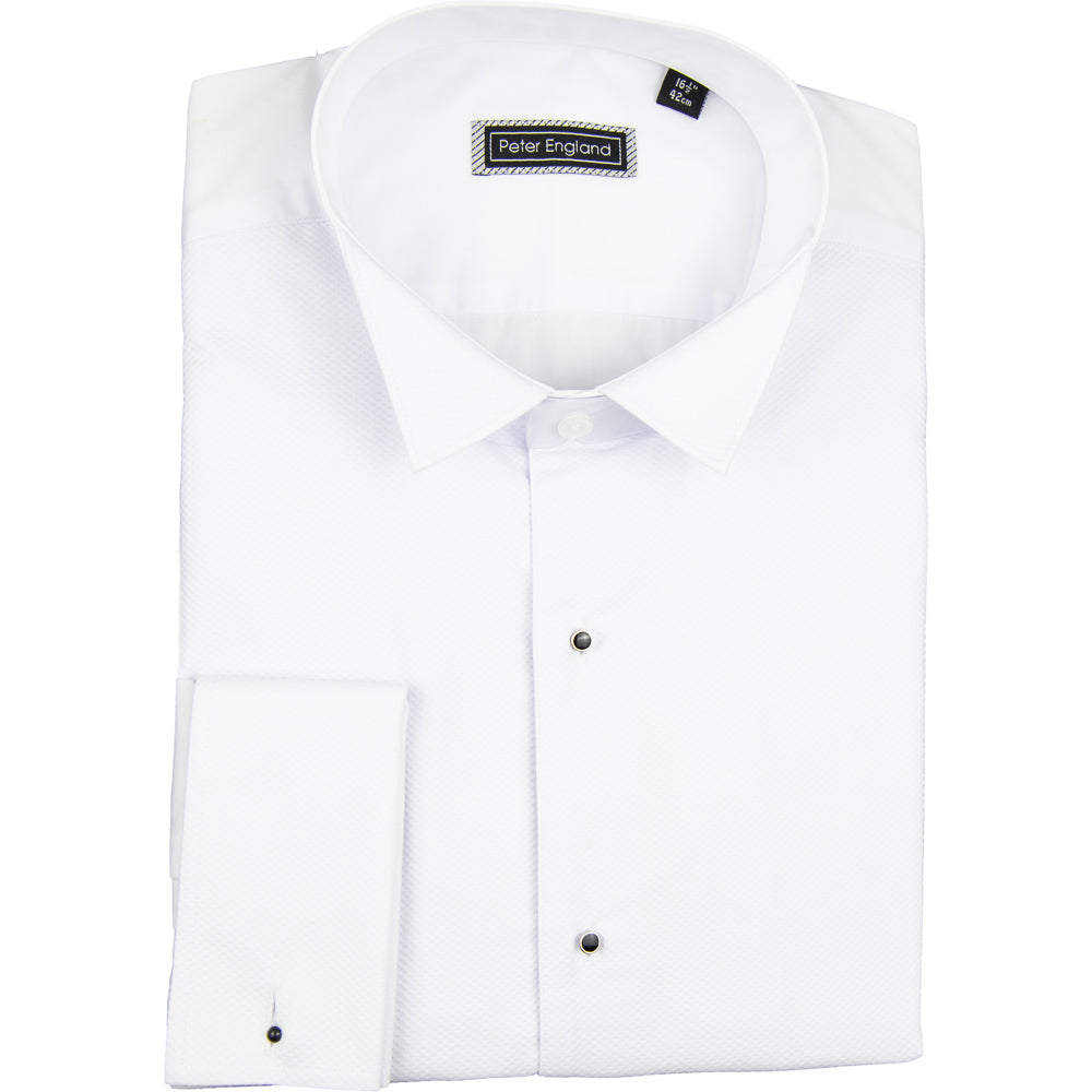 Peter England - Wing Collar Evening Shirt - size: 15"