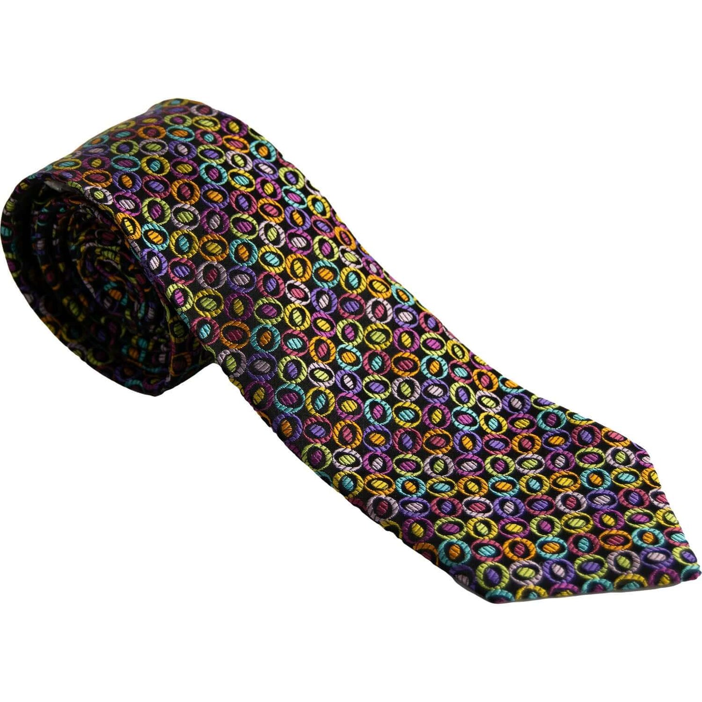 Van Buck - Limited Edition Tie - Colour: Multi Oval Spot