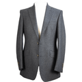 Livingston - Luxury Vitale Barberis Canonico Italian Flannel 2 Piece Suit - Size: 38"