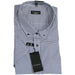 Eterna | Micro Check Short Sleeve Shirt - Navy | Collar Size: 19 1/2"