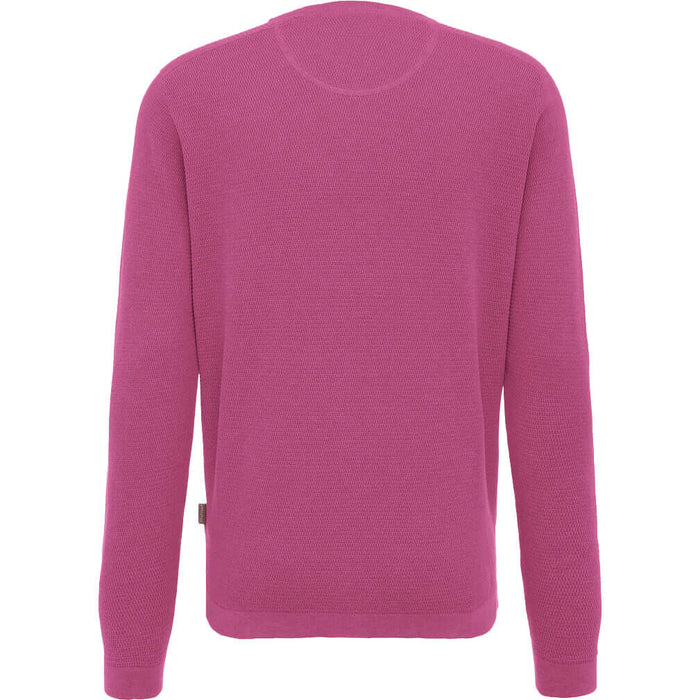 Fynch Hatton | Crew Neck Pullover | Cotton | Pink | Size: Extra Large, 2XL