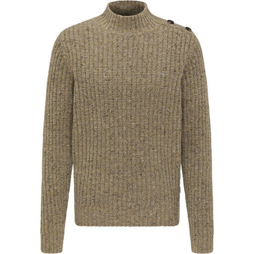 Fynch Hatton | Turtle Neck Neck Pullover | Chunky Merino Knit | Chalk | Size: Small