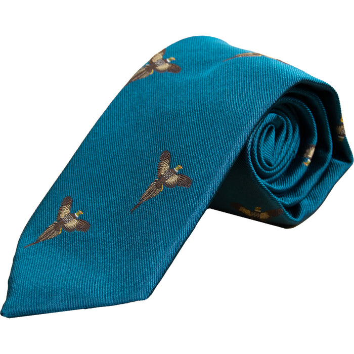 Flying Pheasant Silk Sporting Tie