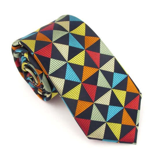 Van Buck - Geometric Tie - Colour: Multi Colour