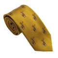 Van Buck - Silk Stag Sporting Tie - Colour: Gold Stag