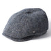Failsworth | Harris Tweed Hudson Cap - Blue | Hat Size: 6 7/8", 7", 7 1/8", 7 1/4", 7 3/8", 7 1/2"