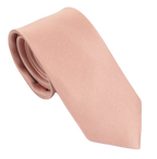Van Buck - Plain Ribbed Silk Tie - Colour: Light Pink