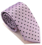 Van Buck - Spot Tie - Colour: Lilac/Navy