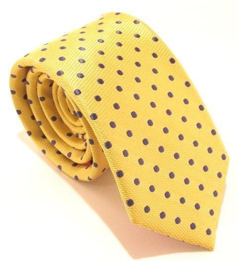 Van Buck - Spot Tie - Colour: Gold/Navy