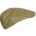 Gurteen | Tweed Flat Cap | Green Windowpane Check | Hat Size: 6 7/8", 7", 7 1/8", 7 1/4", 7 3/8", 7 1/2"