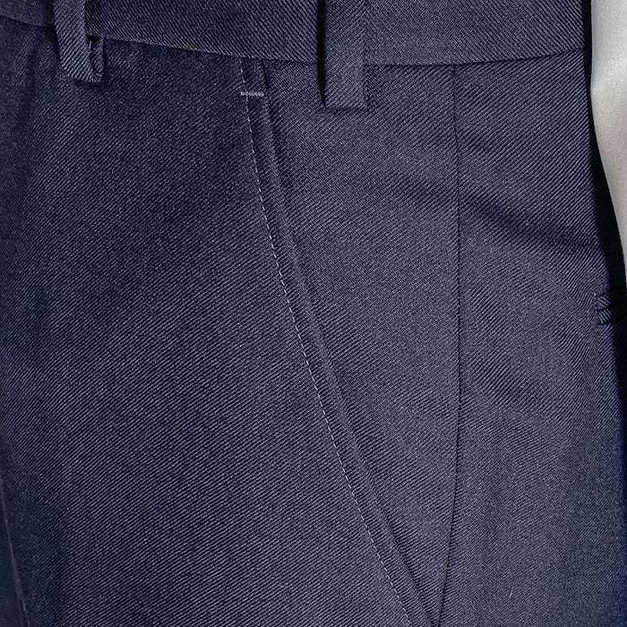 Magee | Navy Twill Suit Trousers | Pure Wool | Mix & Match | Waist Size: 32", 34", 36", 38", 40", 42", 44", 46", 48"