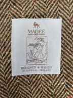 Magee - Easky Unconstructed Tweed Jacket | Tailored Fit - Colour: Brown Black Herringbone