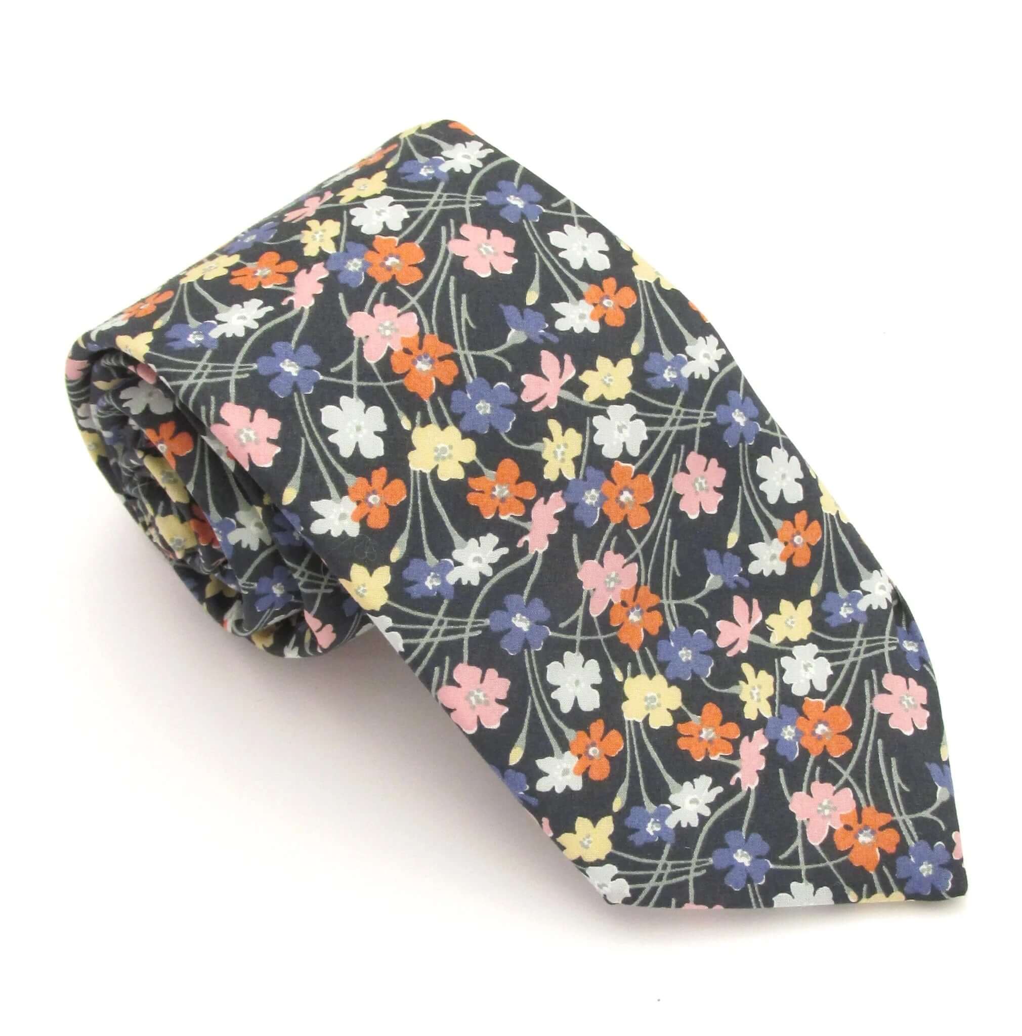 Van Buck - Tie Made from Liberty Fabric - Colour: Buttercup