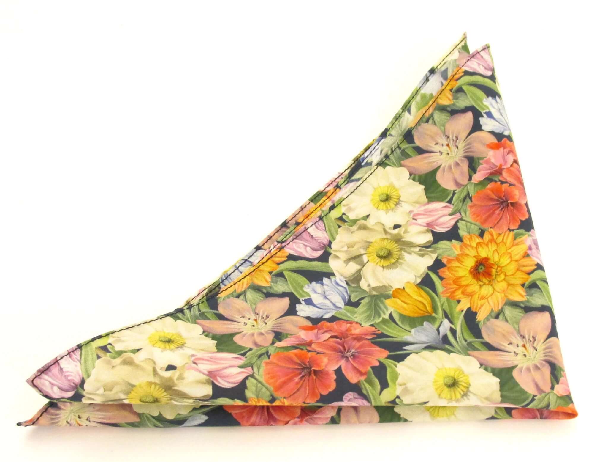 Van Buck - Pocket Square Made of Liberty Fabric - Colour: Melody Blooms