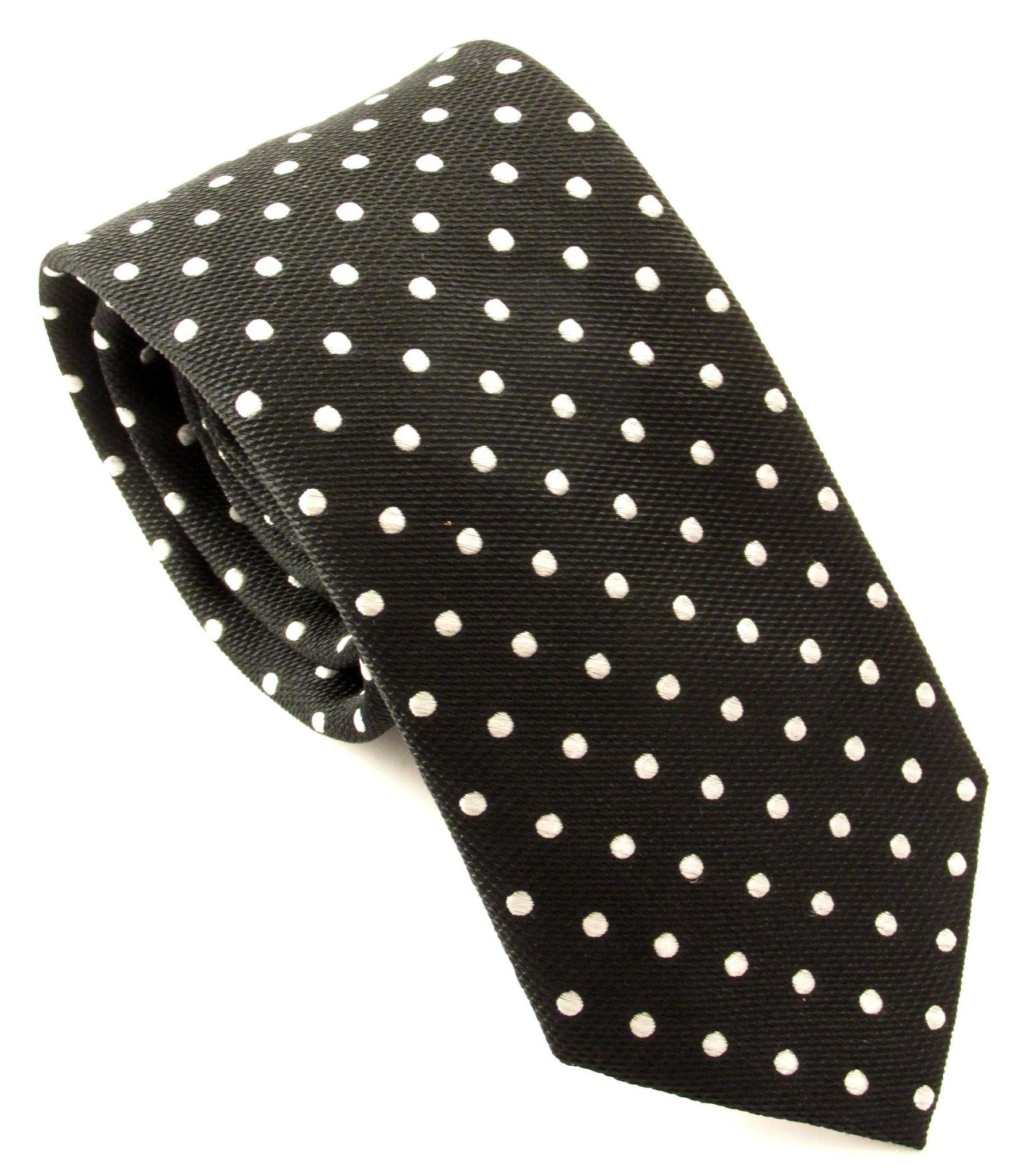 Van Buck - Spot Tie - Colour: Black/White