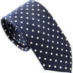 Van Buck - Spot Tie - Colour: Navy/White
