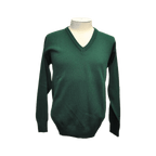 Franco Ponti - Merino Blend V Neck Pullover - Colour: Green