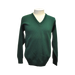 Franco Ponti | Merino Blend V Neck Pullover | Colour: Green