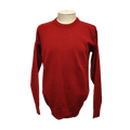 Franco Ponti - Merino Blend Crew Neck Pullover - Colour: Burgundy