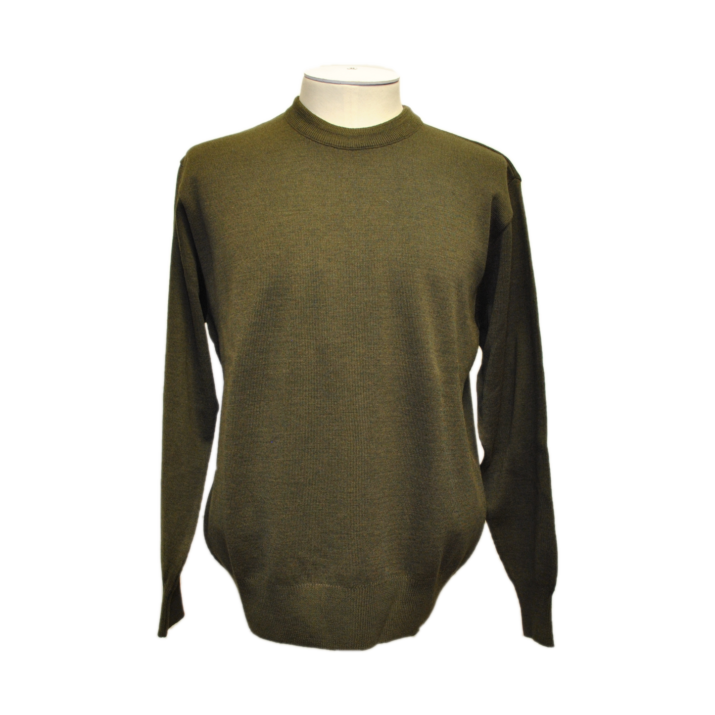 Franco Ponti - Merino Blend Crew Neck Pullover - Colour: Moss