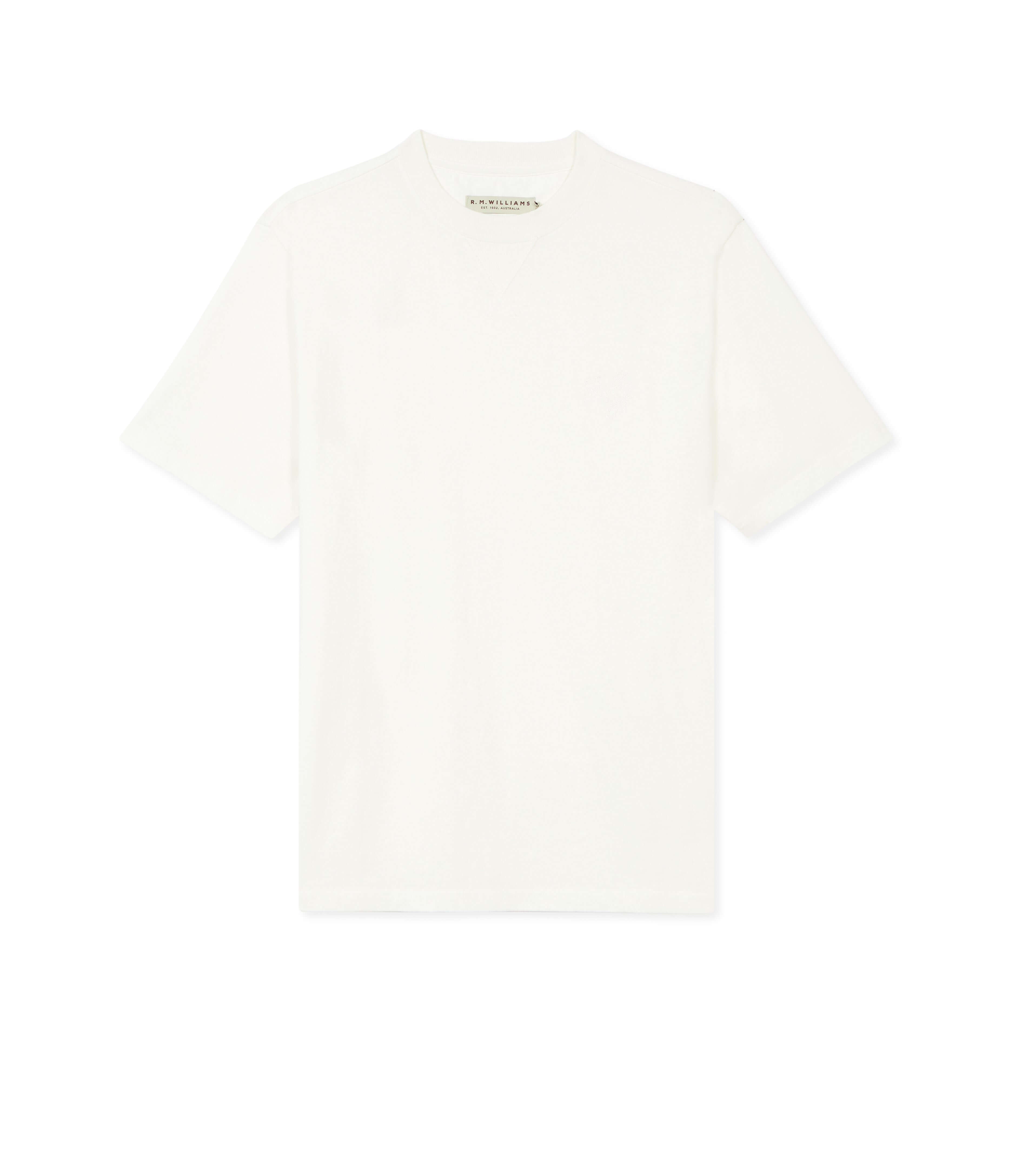 R M Williams - Collaroy T-Shirt - Colour: Ecru