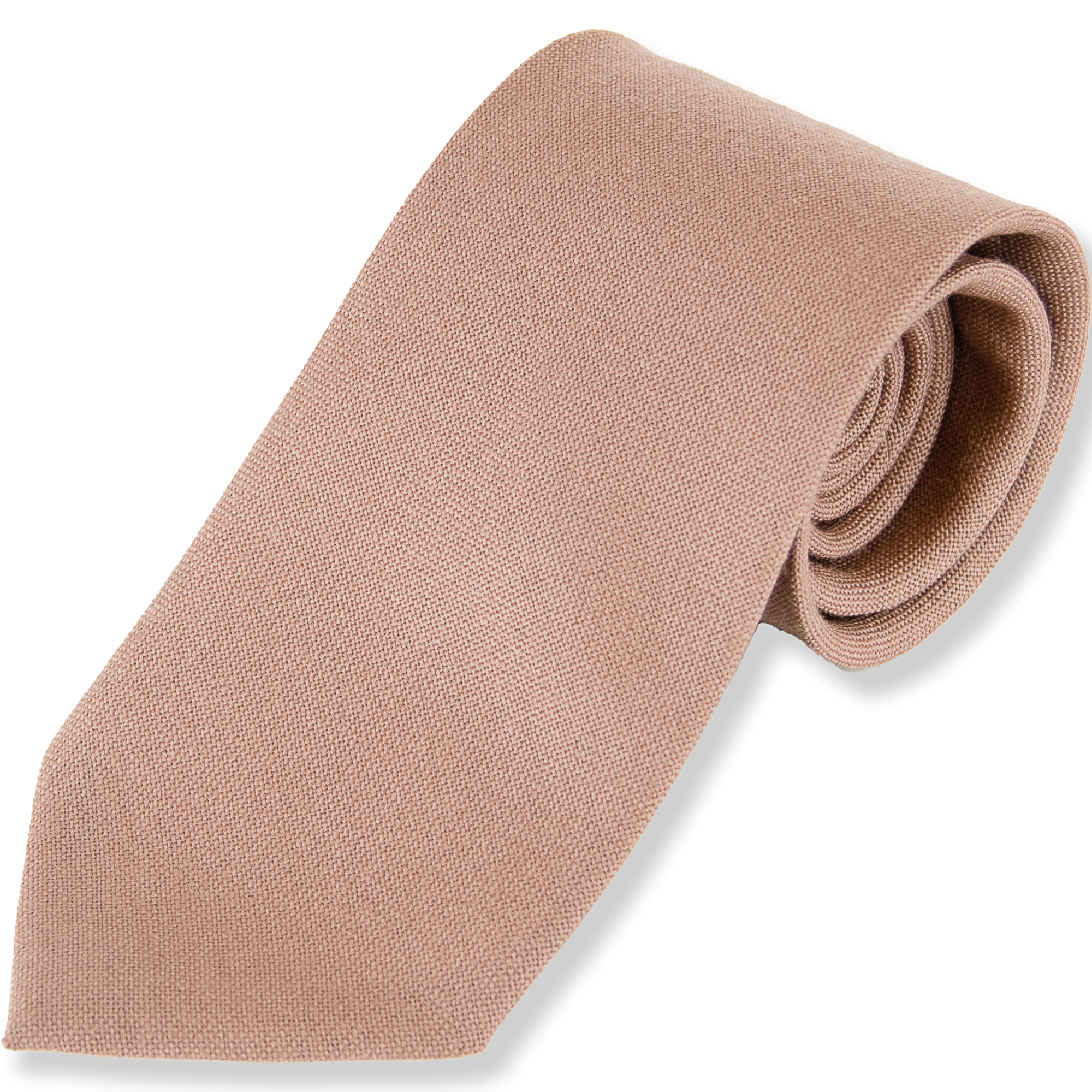 Livingston - Wool Tie - Colour: Fawn