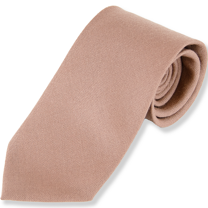 Livingston | Wool Tie | Colour: Fawn