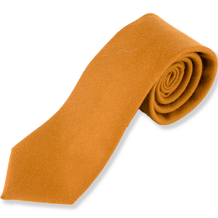 Livingston | Wool Tie | Colour: Autumn Gold
