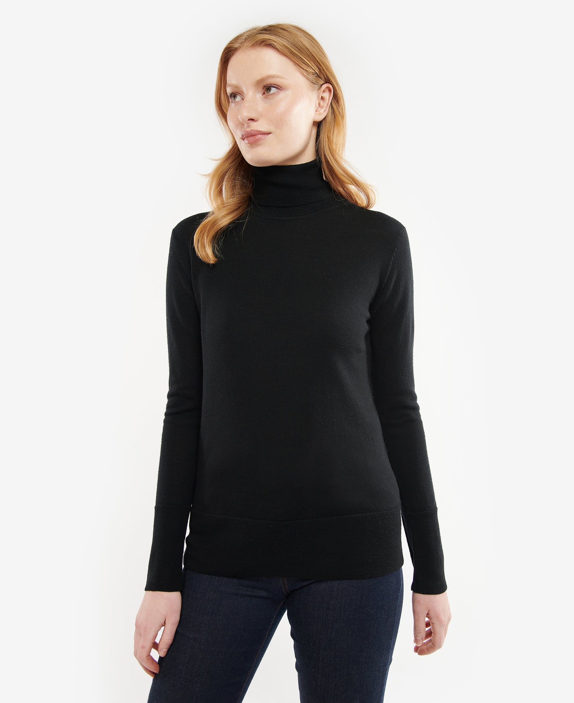 Barbour - Norwood Knit Roll Neck - Colour: Black