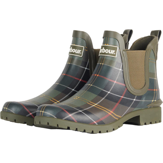 Barbour - Wilton Chelsea Wellies - Colour: Classic Tartan