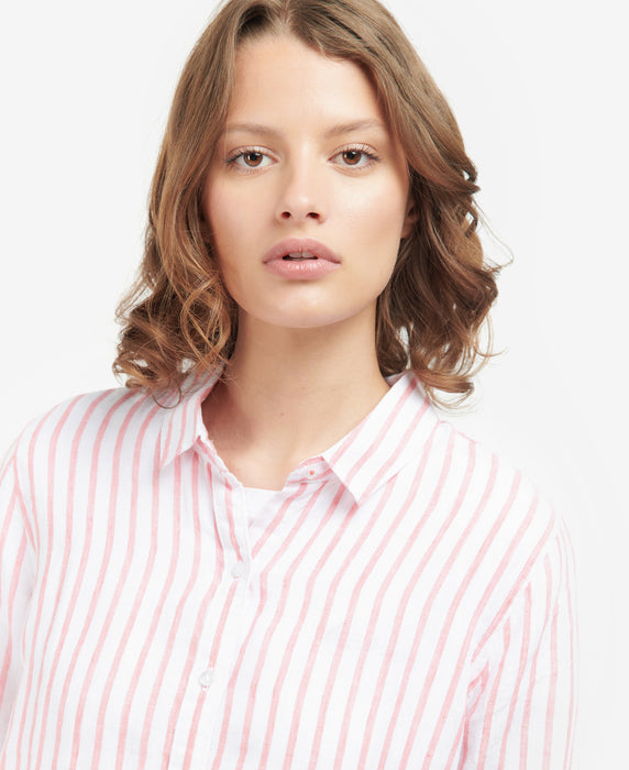 Barbour | Marine Shirt | Colour: Pink Punch