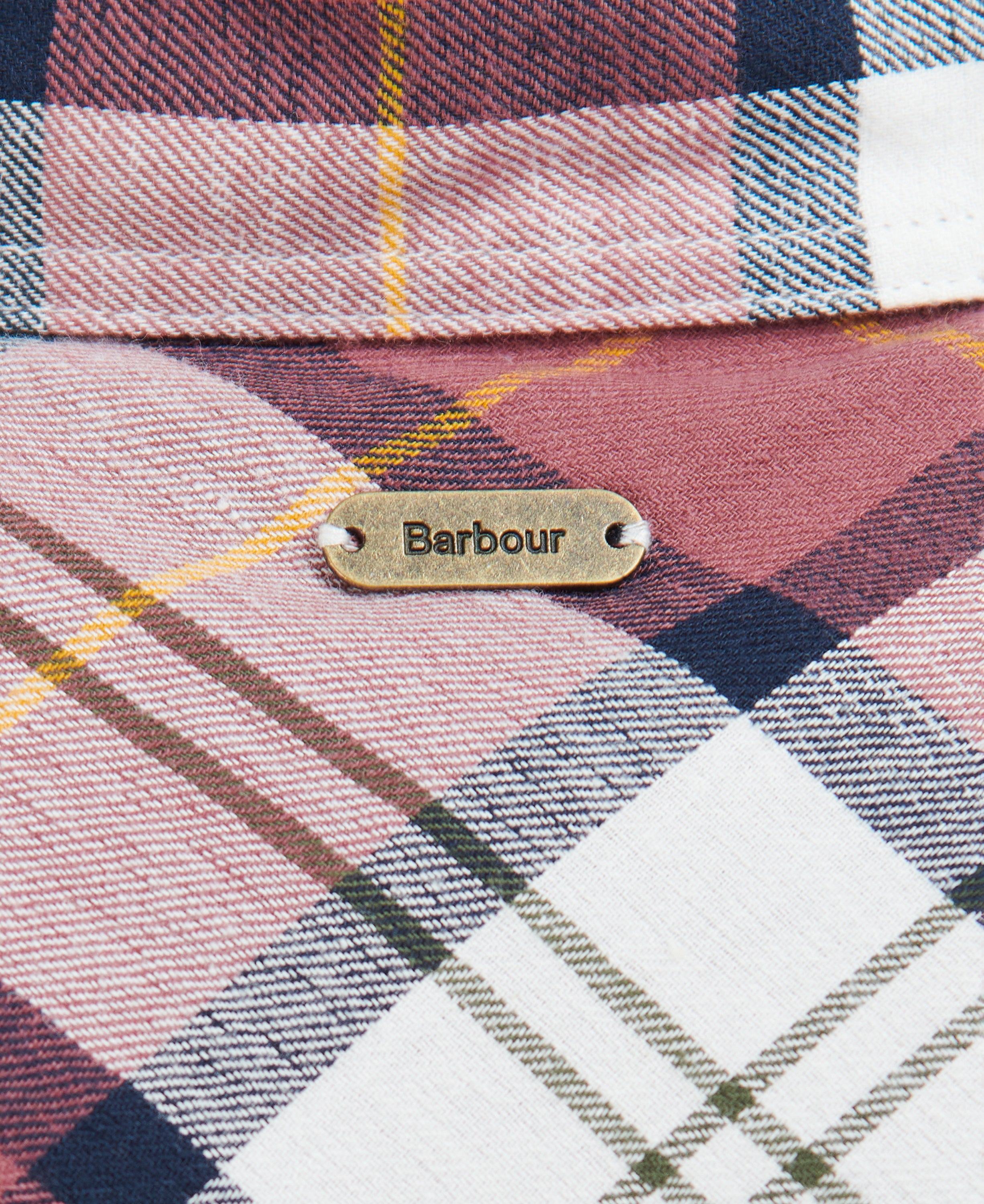 Barbour - Pendula Checked Shirt - Colour: Cloud & Spiced Pumpkin