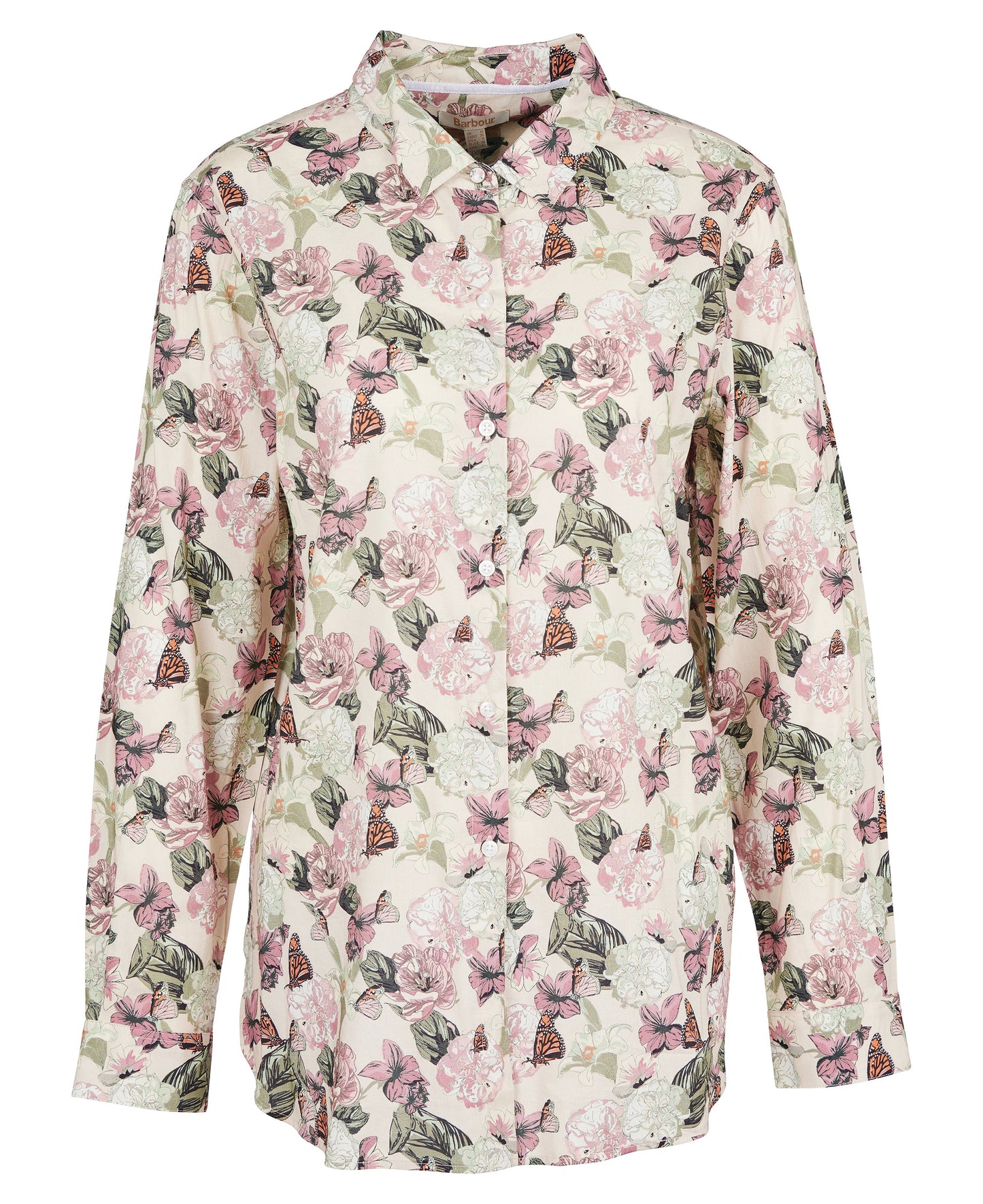 Barbour - Scarlet Shirt - Colour: Pink Flowers