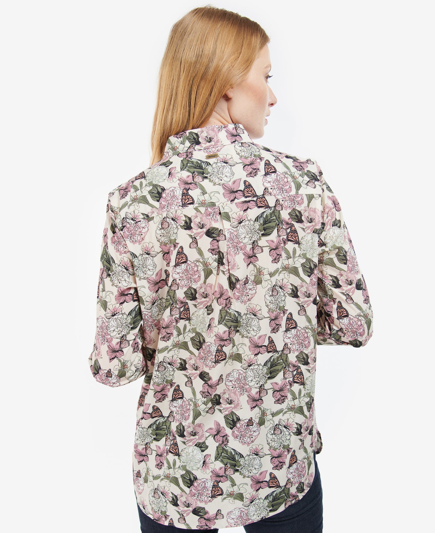 Barbour - Scarlet Shirt - Colour: Pink Flowers