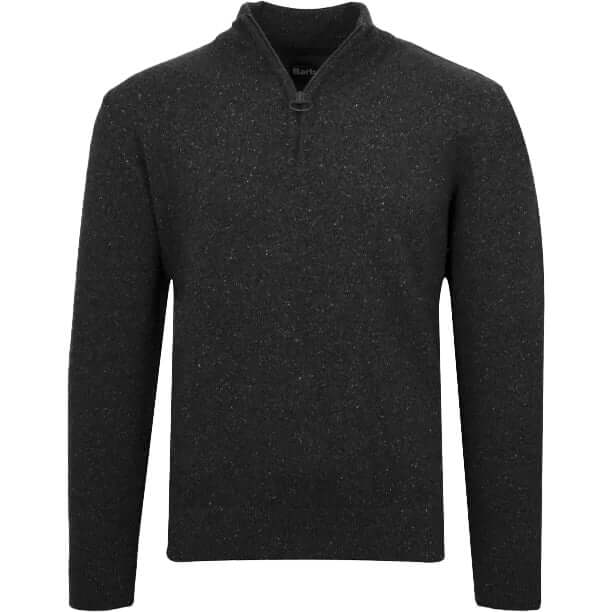 Barbour - Tisbury 1/4 Zip Pullover - Colour: Black