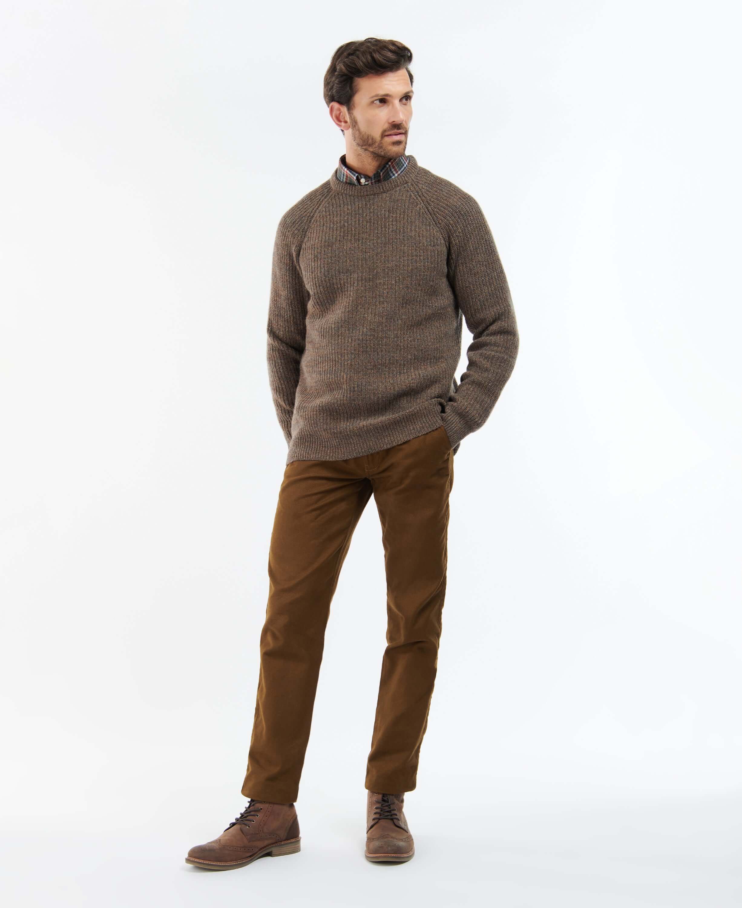 Barbour - Horseford Crew Neck Pullover - Colour: Cinnamon