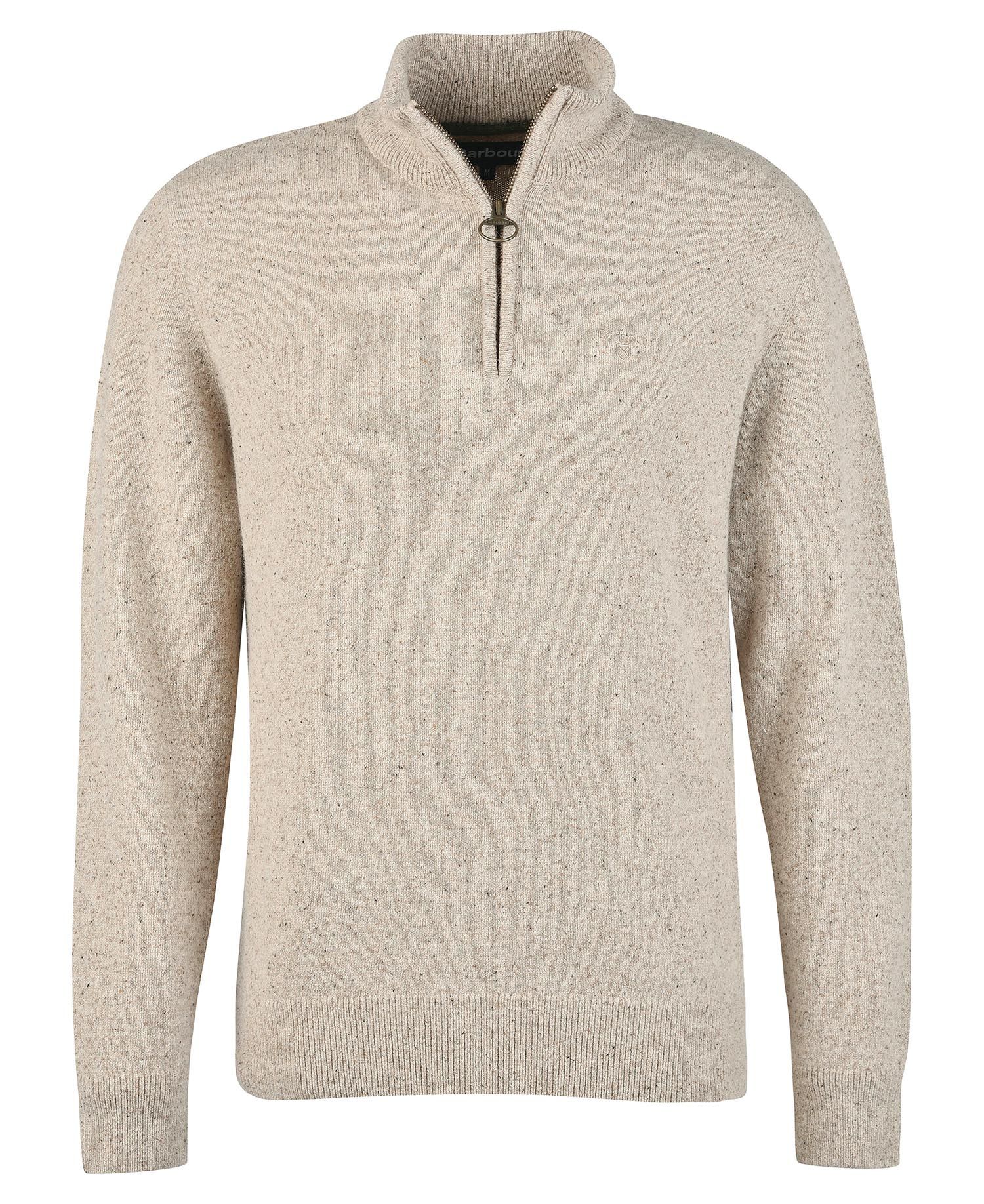 Barbour - Tisbury 1/4 Zip Pullover - Colour: Stone