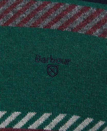 Barbour - Winterborne Fairisle Crew Neck - Colour: Forest