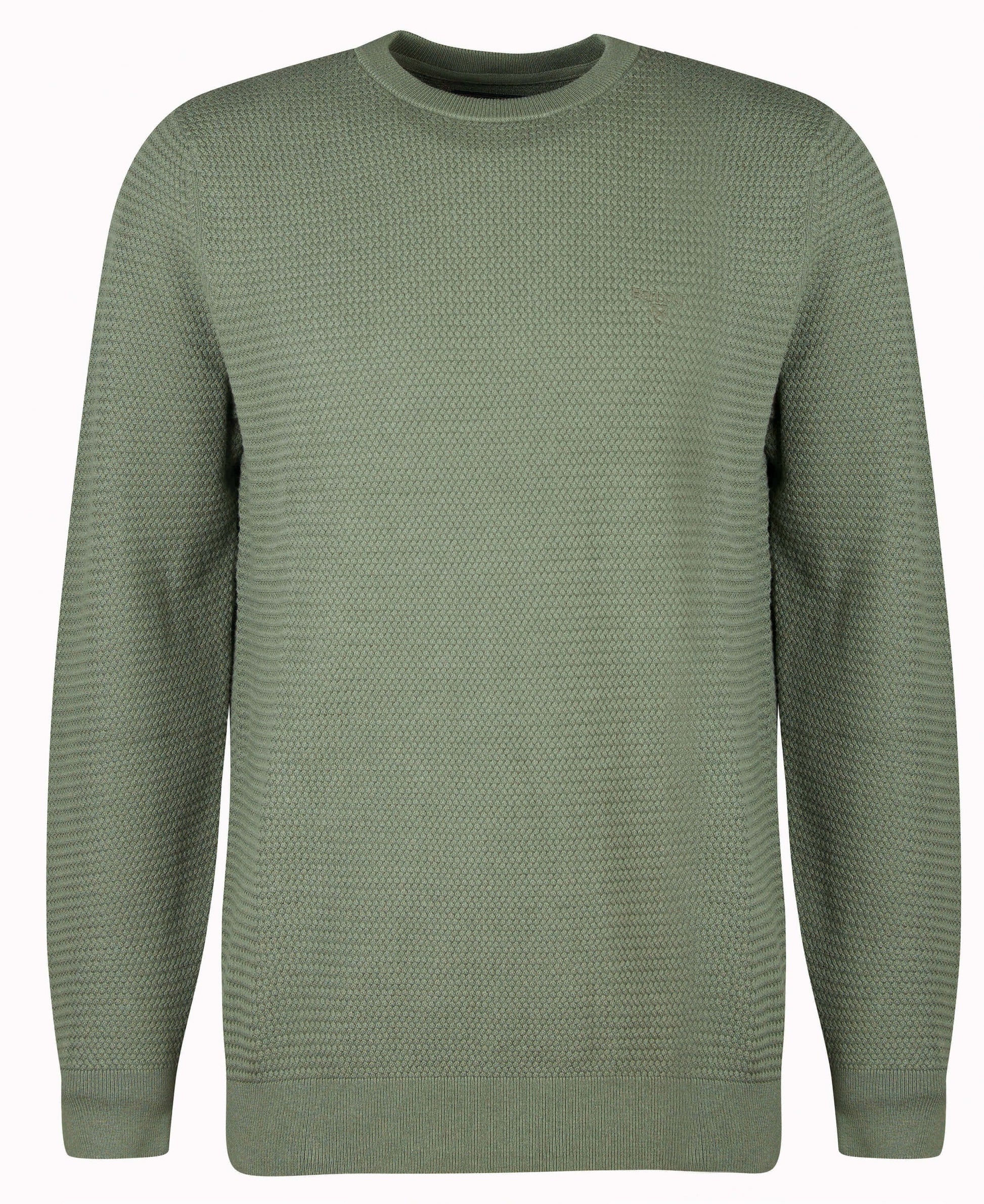 Barbour - Fleming Crew Neck Pullover - Colour: Agave Green